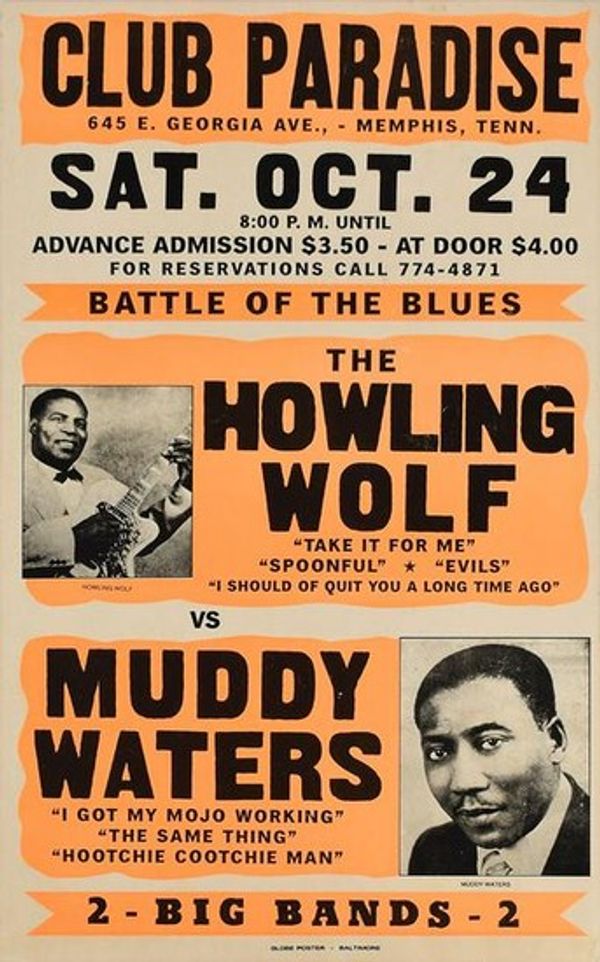 AOR-1.52 Howlin' Wolf & Muddy Waters Club Paradise 1964