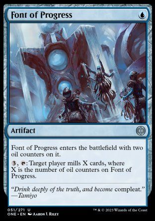 Font of Progress (Phyrexia: All Will Be One) Trading Card