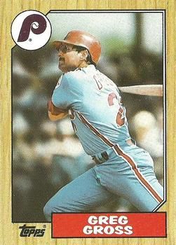  1987 Topps Baseball Card #713 Tom Brookens