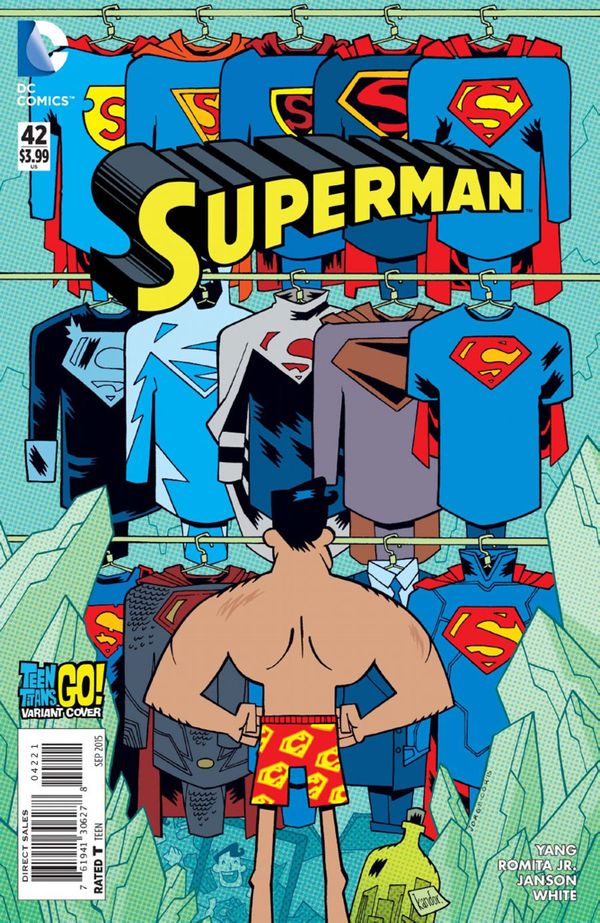 Superman #42 (Teen Titans Go Variant Cover)