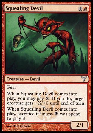 Squealing Devil (Dissension) Trading Card