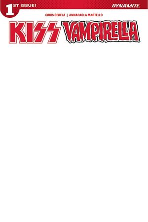 Kiss/Vampirella #1 (Cover K Blank Authentix)