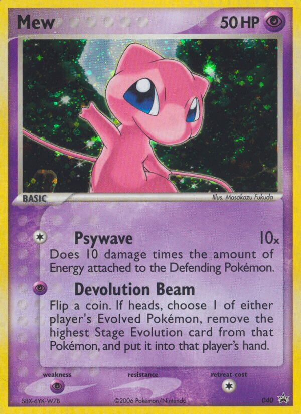 Mew (40/40) - Nintendo Black Star Promos Pokémon Card