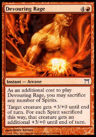 Devouring Rage (Champions of Kamigawa) Trading Card