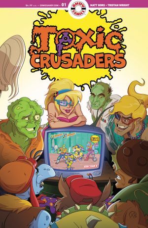 Toxic Crusaders #1 (Cvr C 5 Copy Retroware Game Art Unlock Variant)