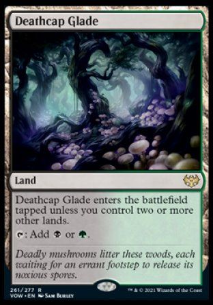 Deathcap Glade (Innistrad: Crimson Vow) Trading Card