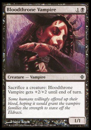 Bloodthrone Vampire (Rise of the Eldrazi) Trading Card