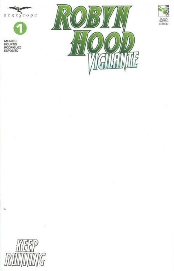 Robyn Hood: Vigilante #1 (Cover F Blank Sketch)