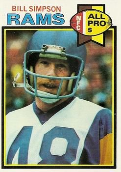 Bill Simpson 1979 Topps #312 Sports Card