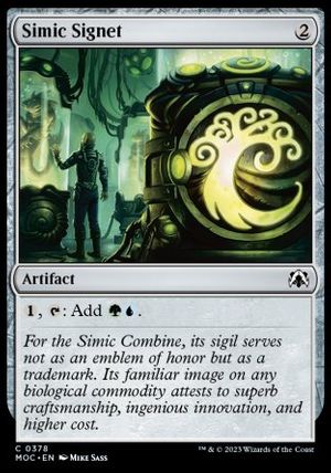 Simic Signet (March of the Machine Commander Decks)