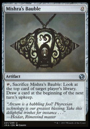 Mishra's Bauble (Iconic Masters) Trading Card