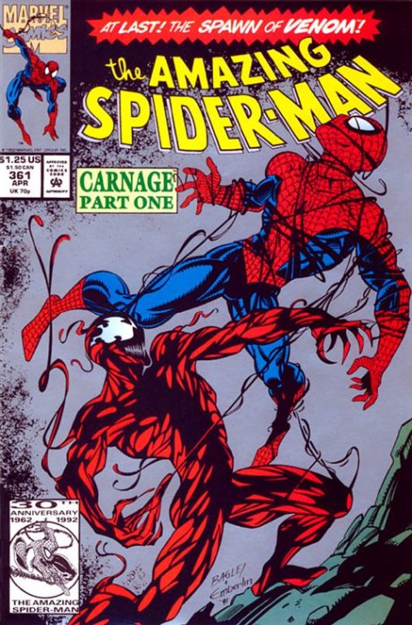 Amazing Spider-Man #361 (2nd Printing)