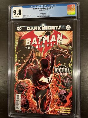 Batman: The Red Death, PGX , 1st app of the Red Death, holofoil cover  