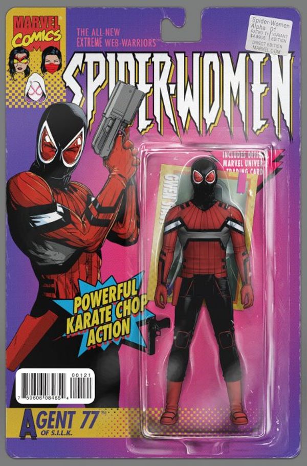 Spider-Women: Alpha #1 (Action Figure Variant Cover)