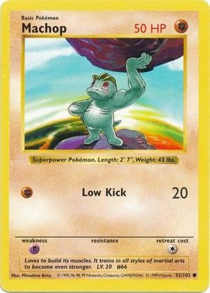 Machop (52/102) - Base (Shadowless)