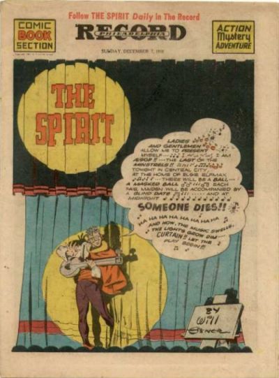 Spirit Section #12/7/1941 Comic