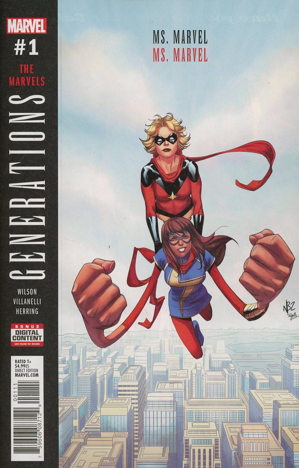 Generations: Ms. Marvel & Ms. Marvel #1 Comic