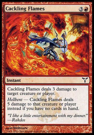 Cackling Flames (Dissension) Trading Card