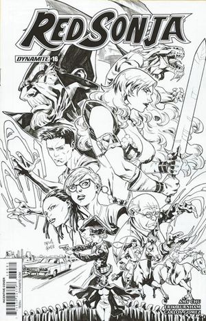 Red Sonja #16 (Cover H 30 Copy Gomez B&w Cover)
