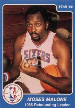 Moses Malone 1984 Star #285 Sports Card