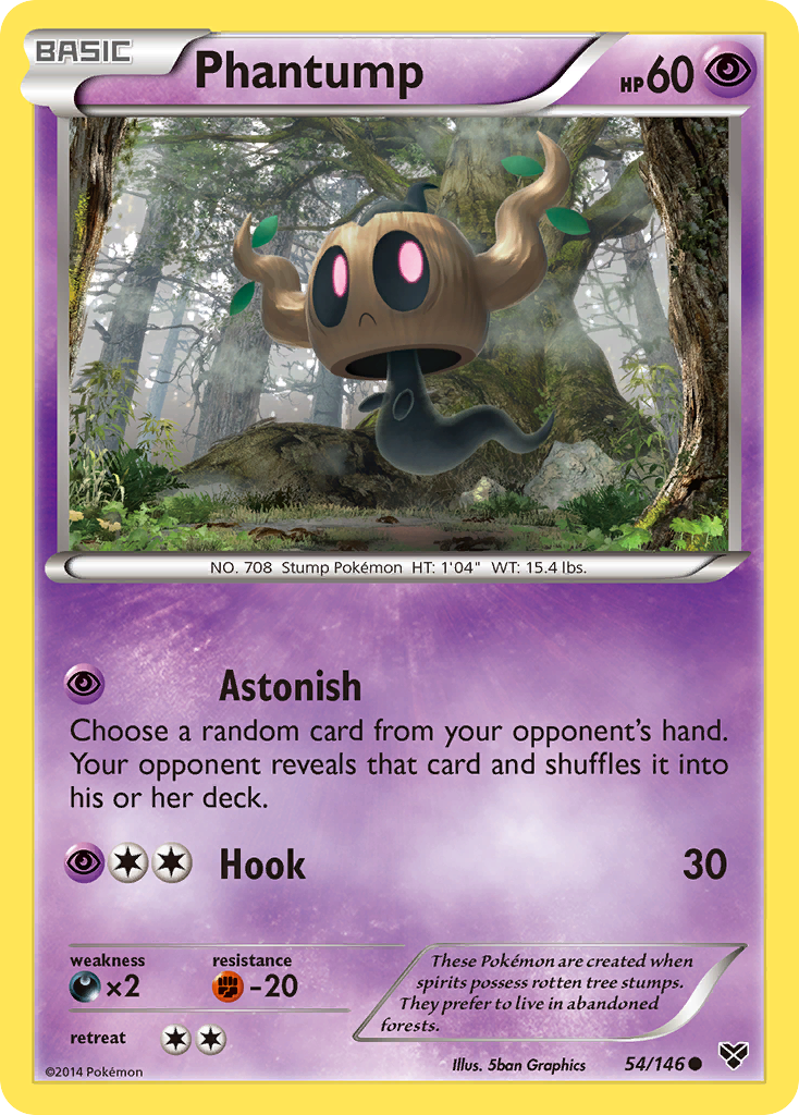 Phantump (54/146) - XY Pokémon Card