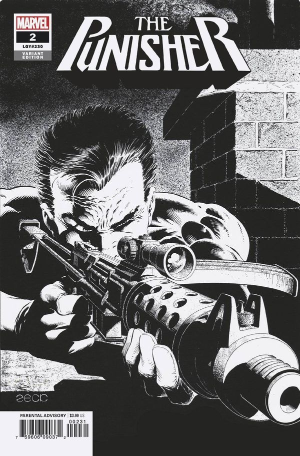 Punisher #2 (Zeck Sketch Cover)