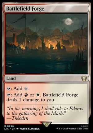 Battlefield Forge (The Lord of the Rings Commander Decks)