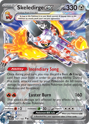 Skeledirge ex (137/182) - Paradox Rift