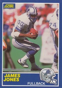James Jones 1989 Score #71 Sports Card