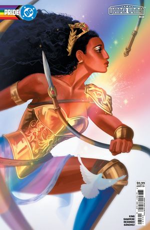 Wonder Woman #34 (Cvr E Fatima Wajid Dc Pride Card Stock Variant)