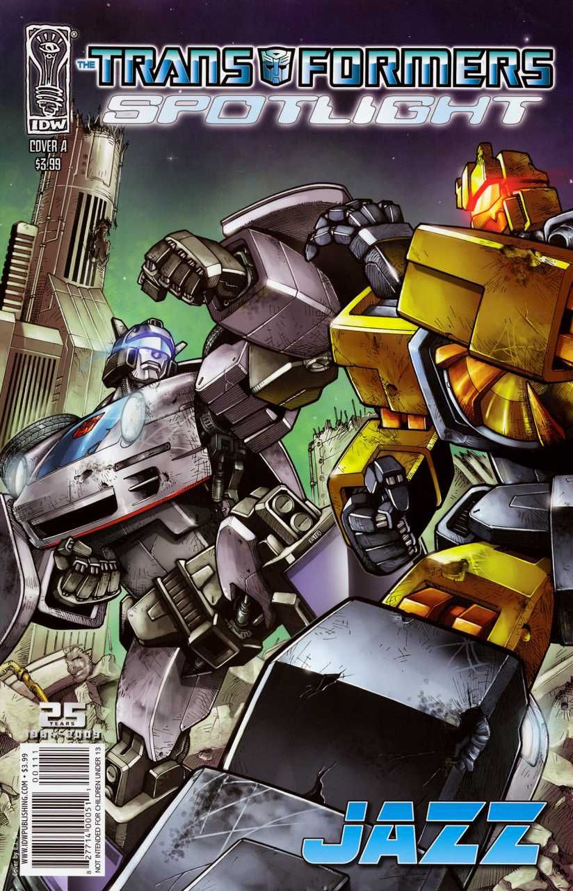 Transformers Spotlight: Jazz Comic