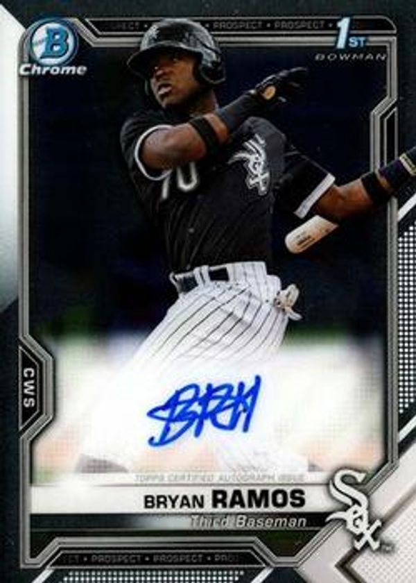 Bryan Ramos 2021 Bowman Chrome - Prospect Autographs Baseball #CPA-BR