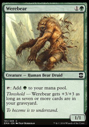 Werebear (Eternal Masters) Trading Card