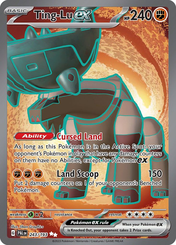 Ting-Lu ex (243/193) - Paldea Evolved Pokémon Card