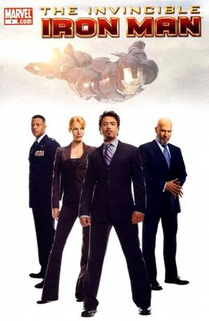 Invincible Iron Man #1 (Movie Variant Cover)