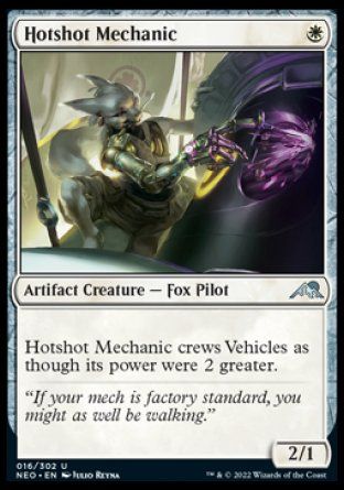 Hotshot Mechanic (Kamigawa: Neon Dynasty) Trading Card