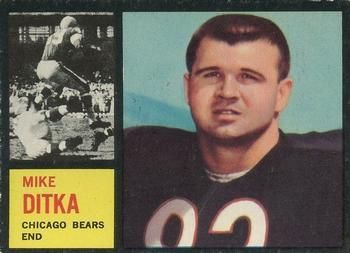 Mike Ditka 1962 Topps #17 Sports Card