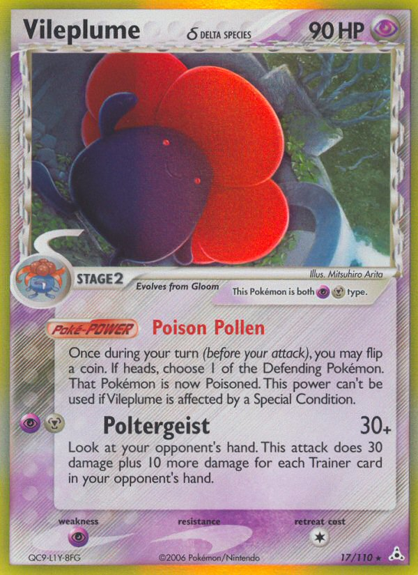 Vileplume Pokémon Card