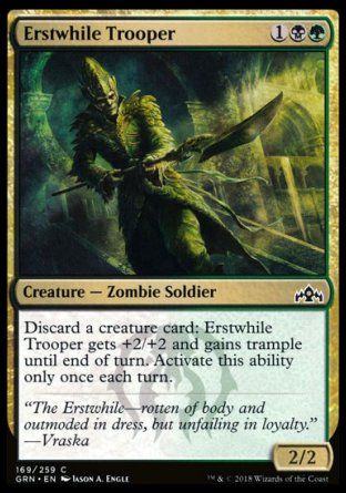 Erstwhile Trooper (Guilds of Ravnica) Trading Card