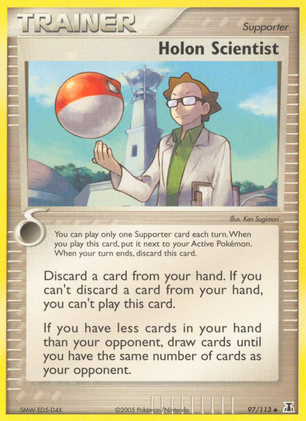 Holon Scientist (Trainer: Supporter) (97/113) - Delta Species Pokémon Card