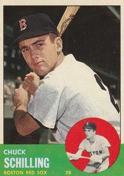 Chuck Schilling 1963 Topps #52 Sports Card