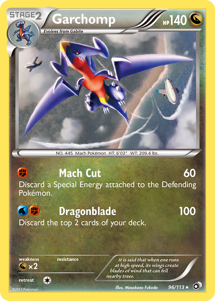 Garchomp (96/113) - Legendary Treasures Pokémon Card