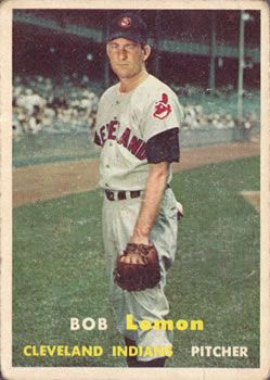 Bob Lemon 1957 Topps #120 Sports Card