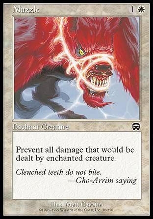 Muzzle (Mercadian Masques) Trading Card