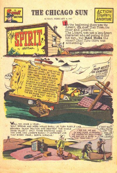 Spirit Section #2/9/1947 Comic