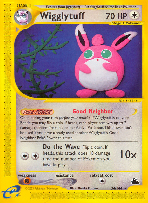 Wigglytuff (34/144) - Skyridge Pokémon Card