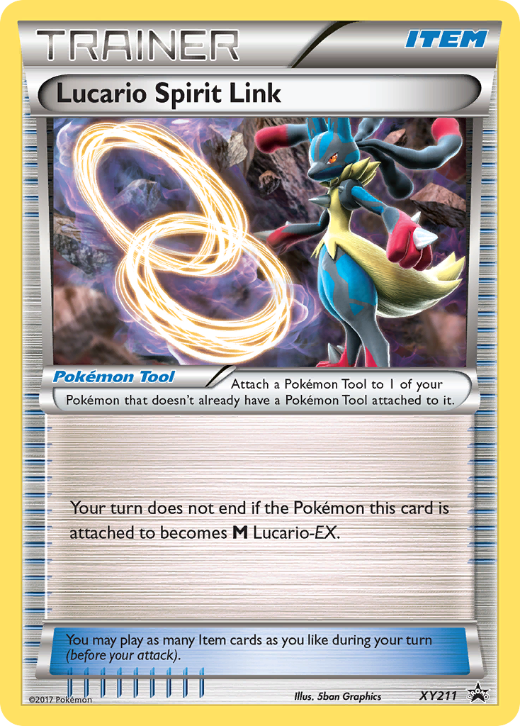 Lucario Spirit Link (XY211) - XY Black Star Promos Pokémon Card