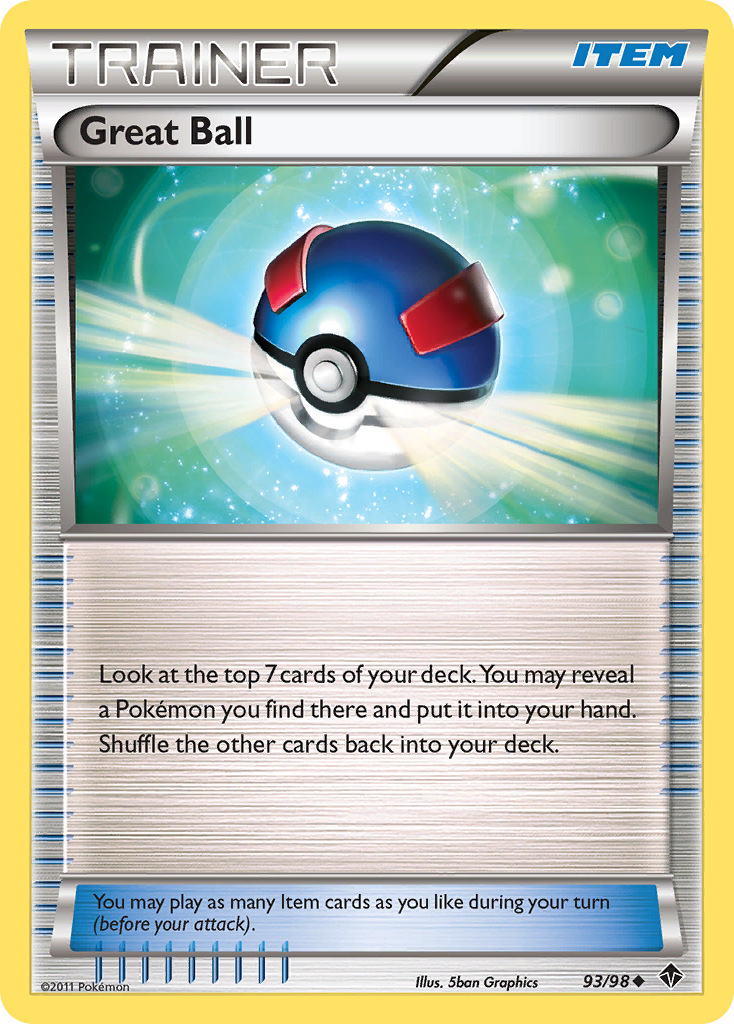 Great Ball (Trainer: Item) (93/98) - Emerging Powers Pokémon Card