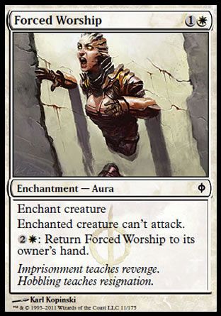 Forced Worship (New Phyrexia) Trading Card