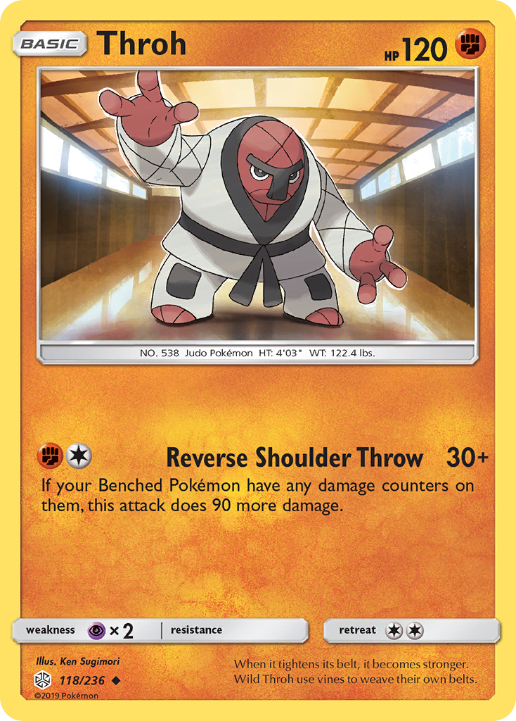 Throh (118/236) - Cosmic Eclipse Pokémon Card